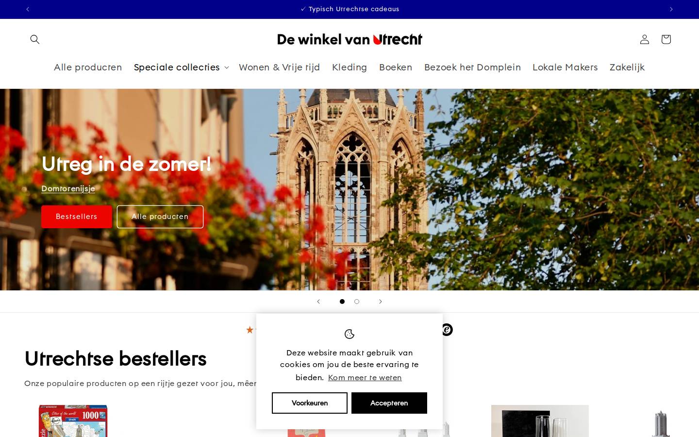 winkelvanutrecht.nl homepage screenshot