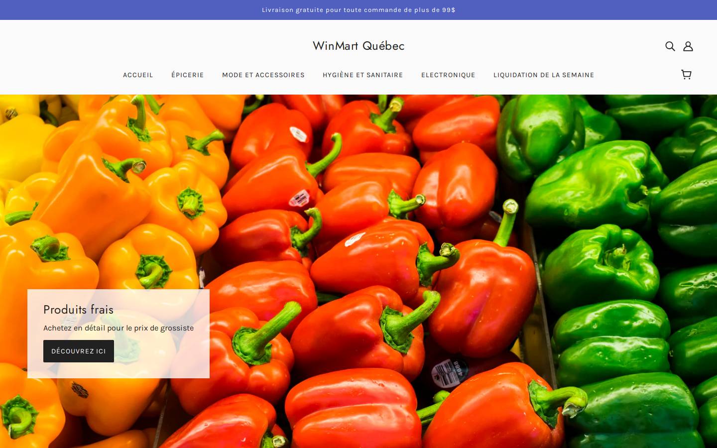 winmart.ca homepage screenshot