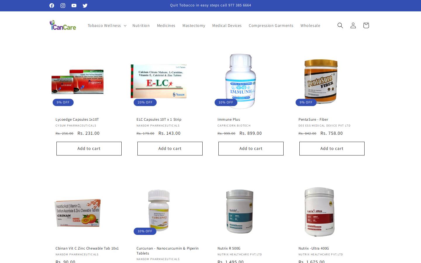 winovertobacco.org homepage screenshot