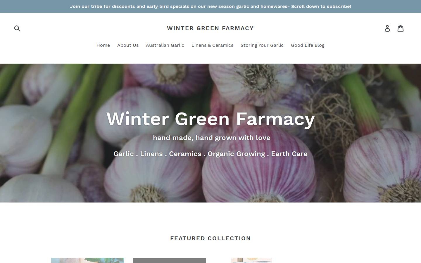 wintergreenfarmacy.com homepage screenshot