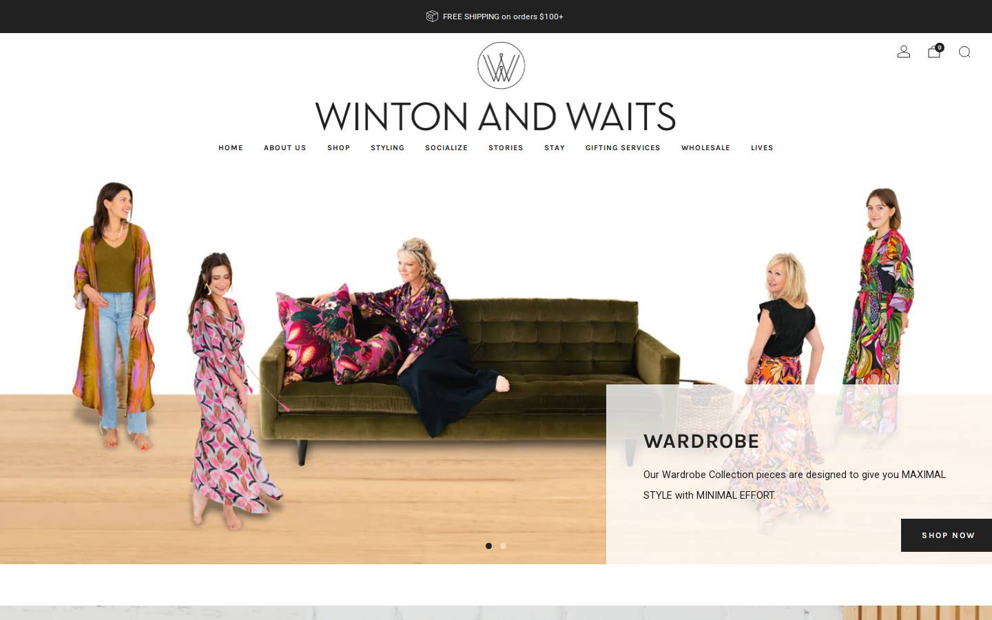 wintonandwaits.com homepage screenshot