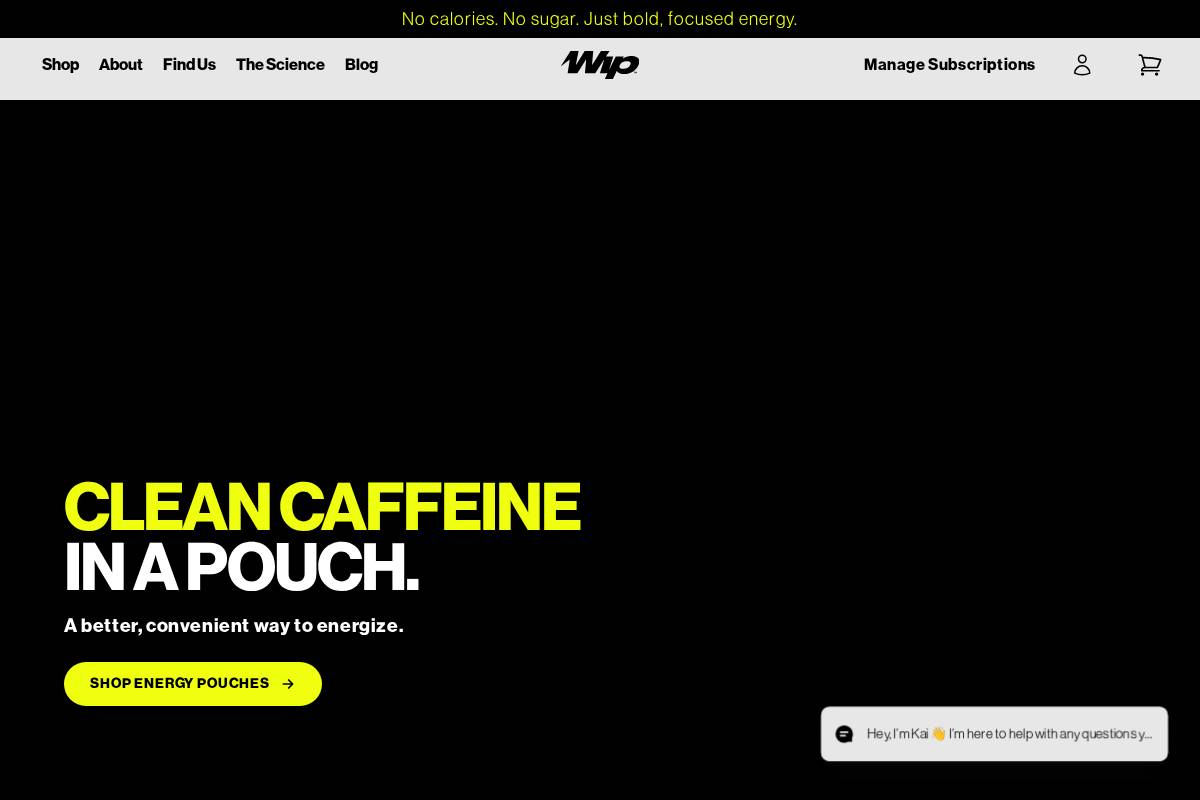 wip.com homepage screenshot