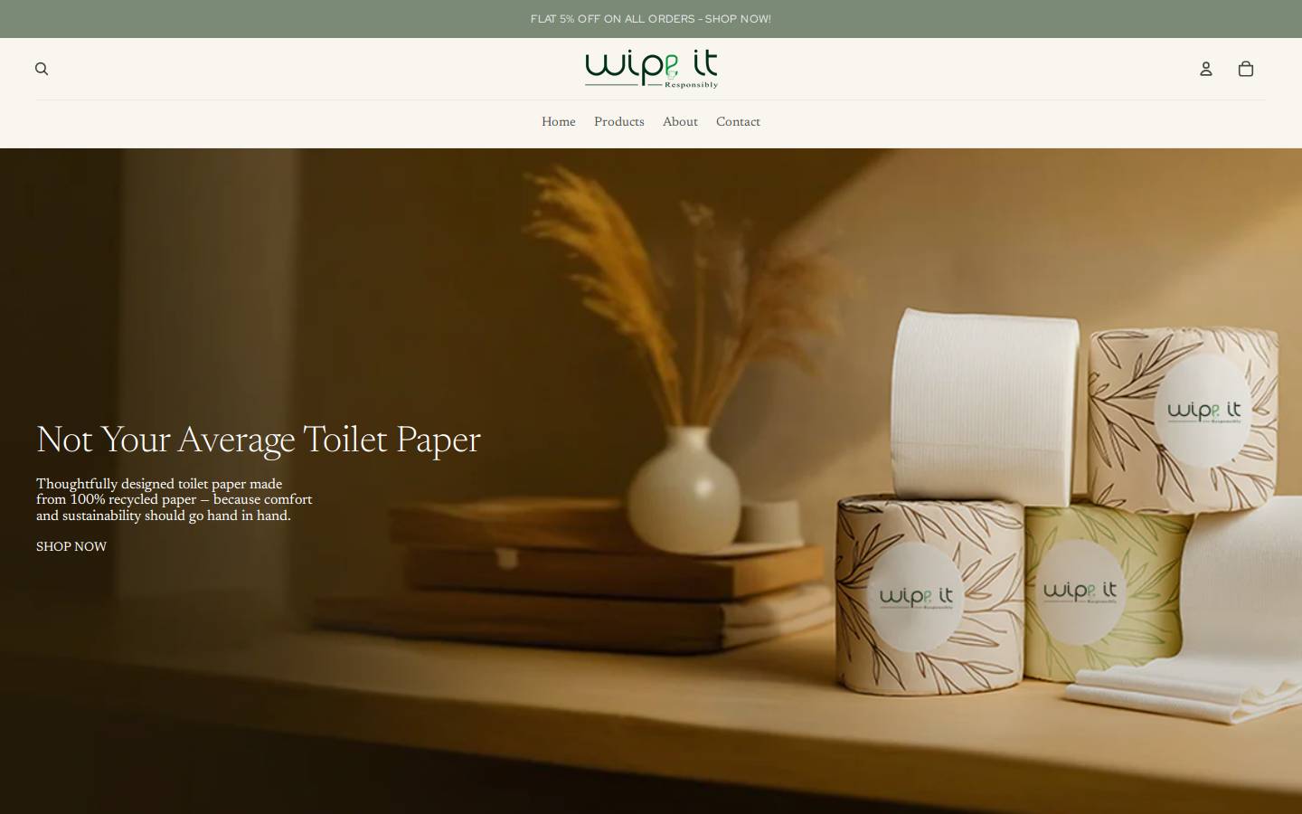 wipeit.au homepage screenshot