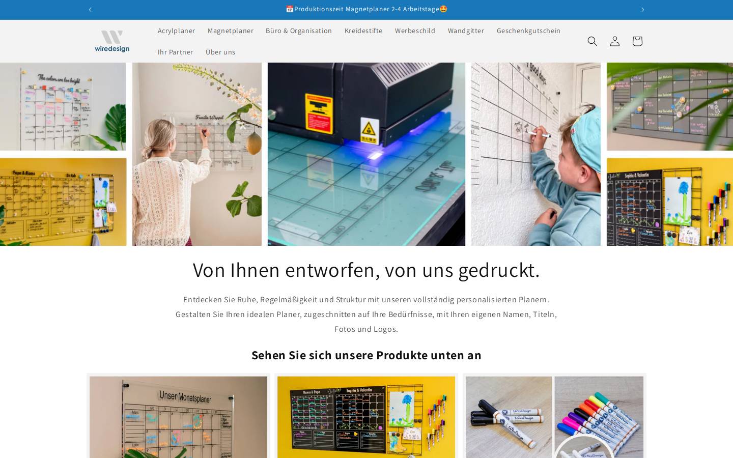 wiredesign.de homepage screenshot