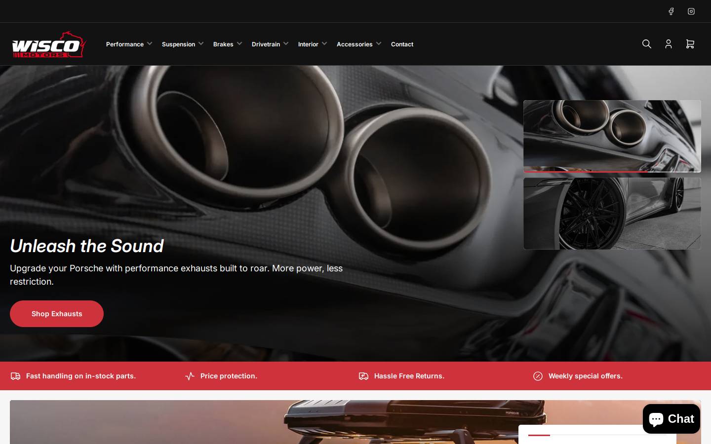 wiscomotors.com homepage screenshot