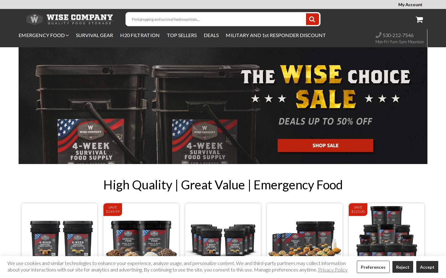 ReadyWise UK Limited homepage screenshot
