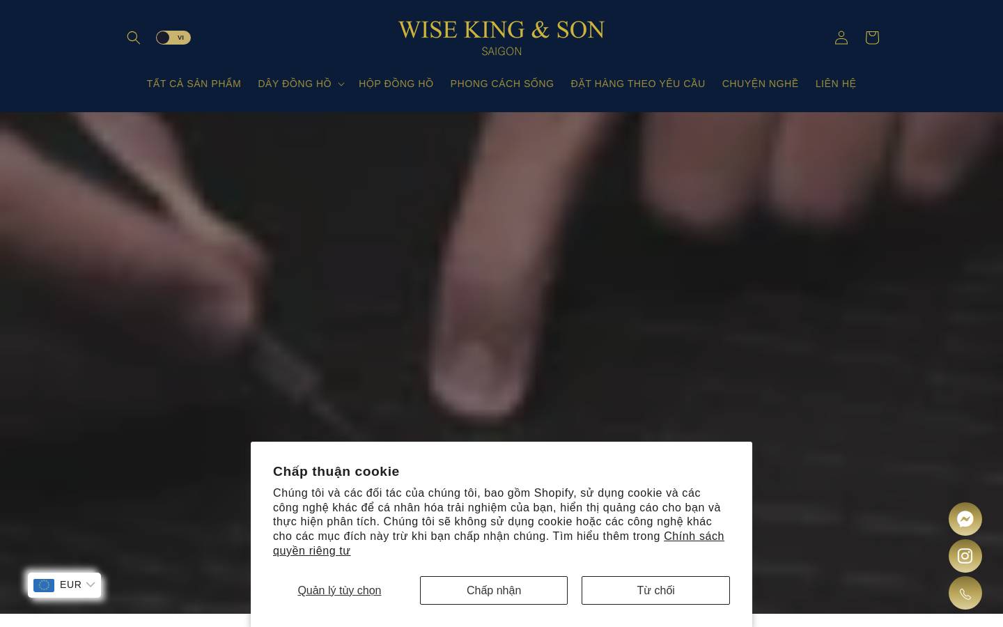wisekingson.com homepage screenshot