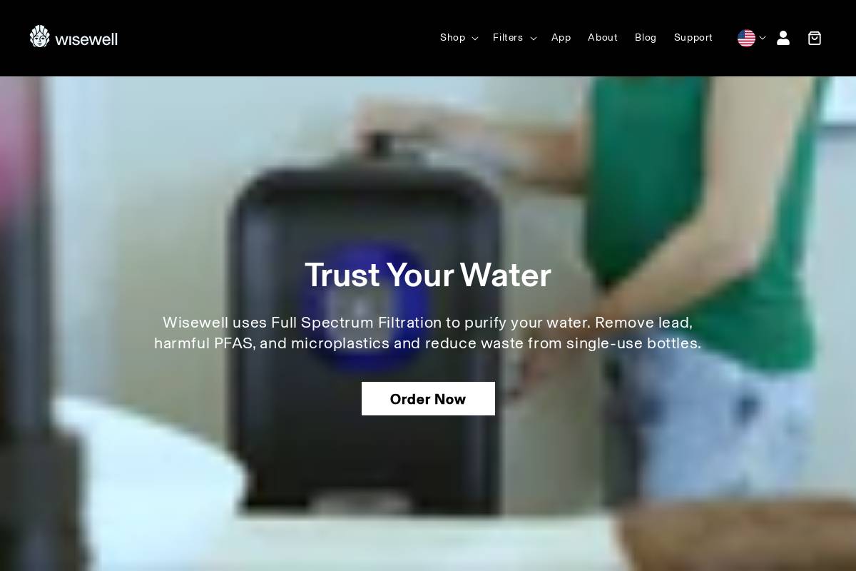 wisewell.com homepage screenshot