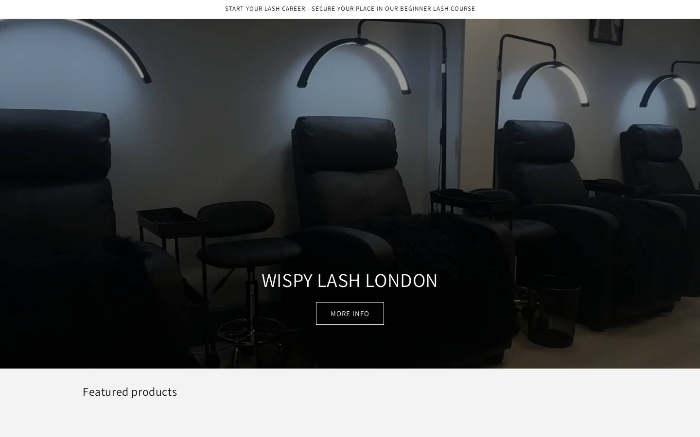 wispylashlondon.com homepage screenshot