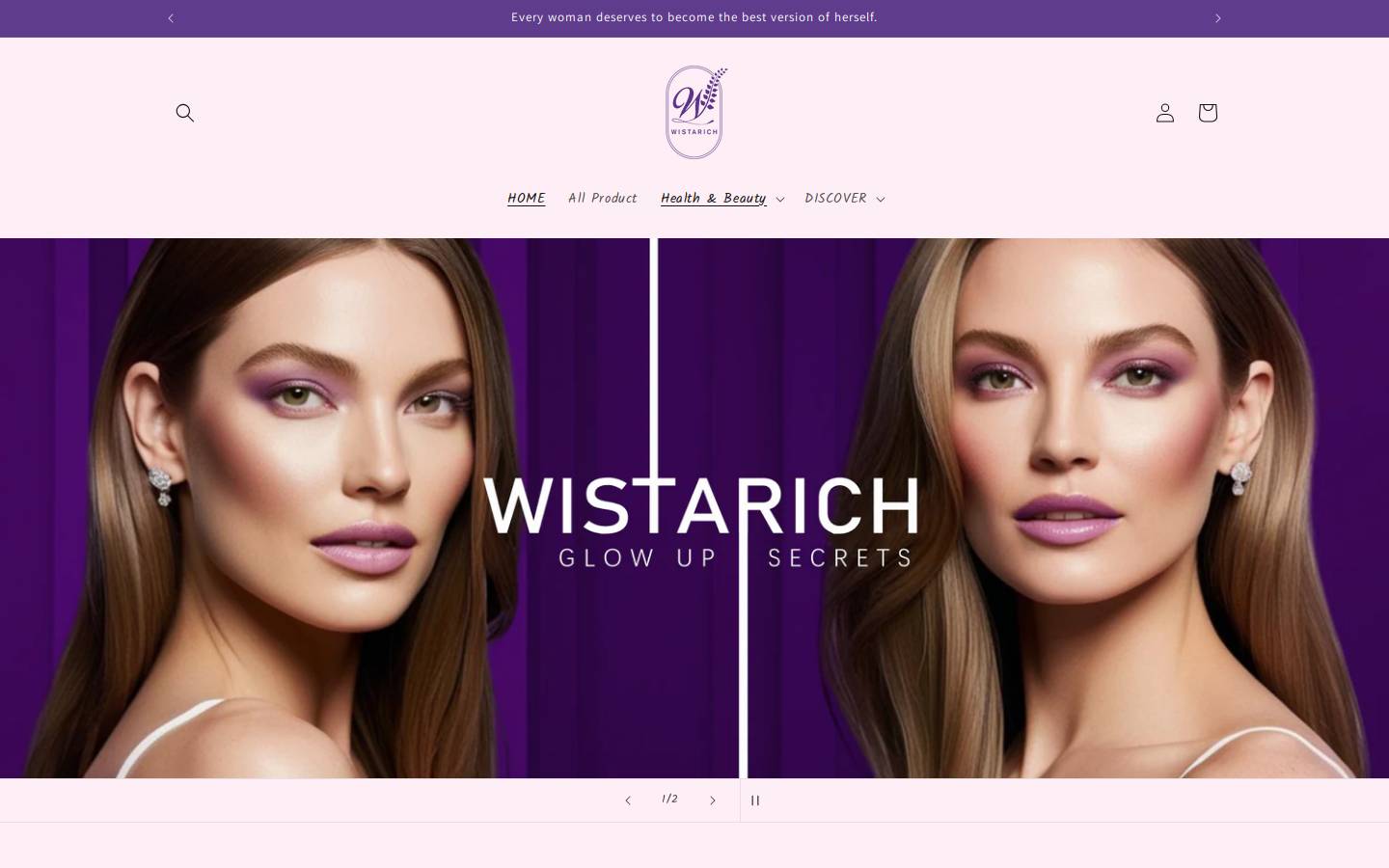 wistarich.com homepage screenshot