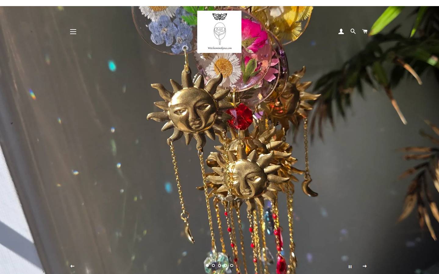witchiemimibijoux.com homepage screenshot