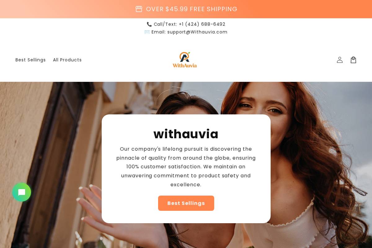 Withauvia homepage screenshot