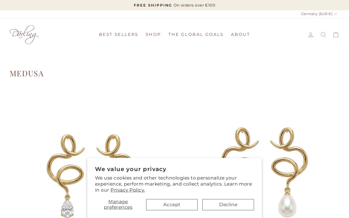 With Love Darling homepage screenshot