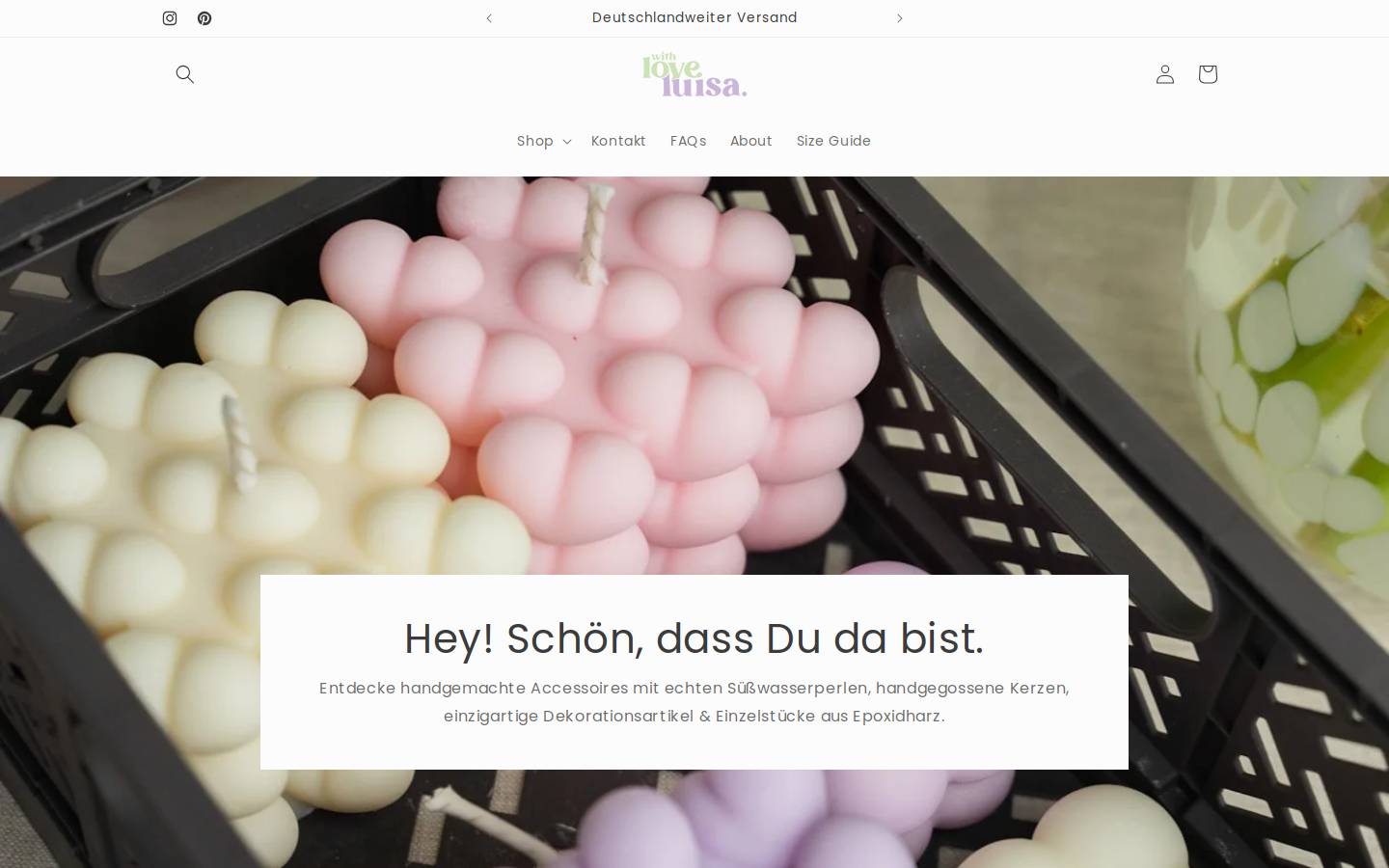 withloveluisa.net homepage screenshot