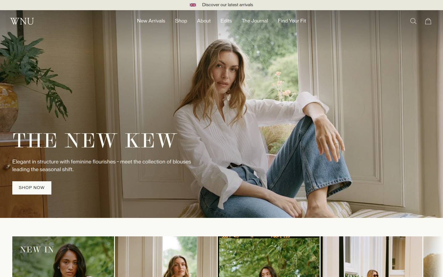 With Nothing Underneath homepage screenshot