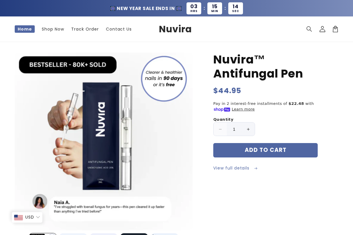 Withnuvira homepage screenshot