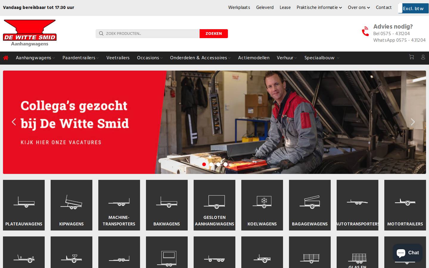 wittesmid.nl homepage screenshot