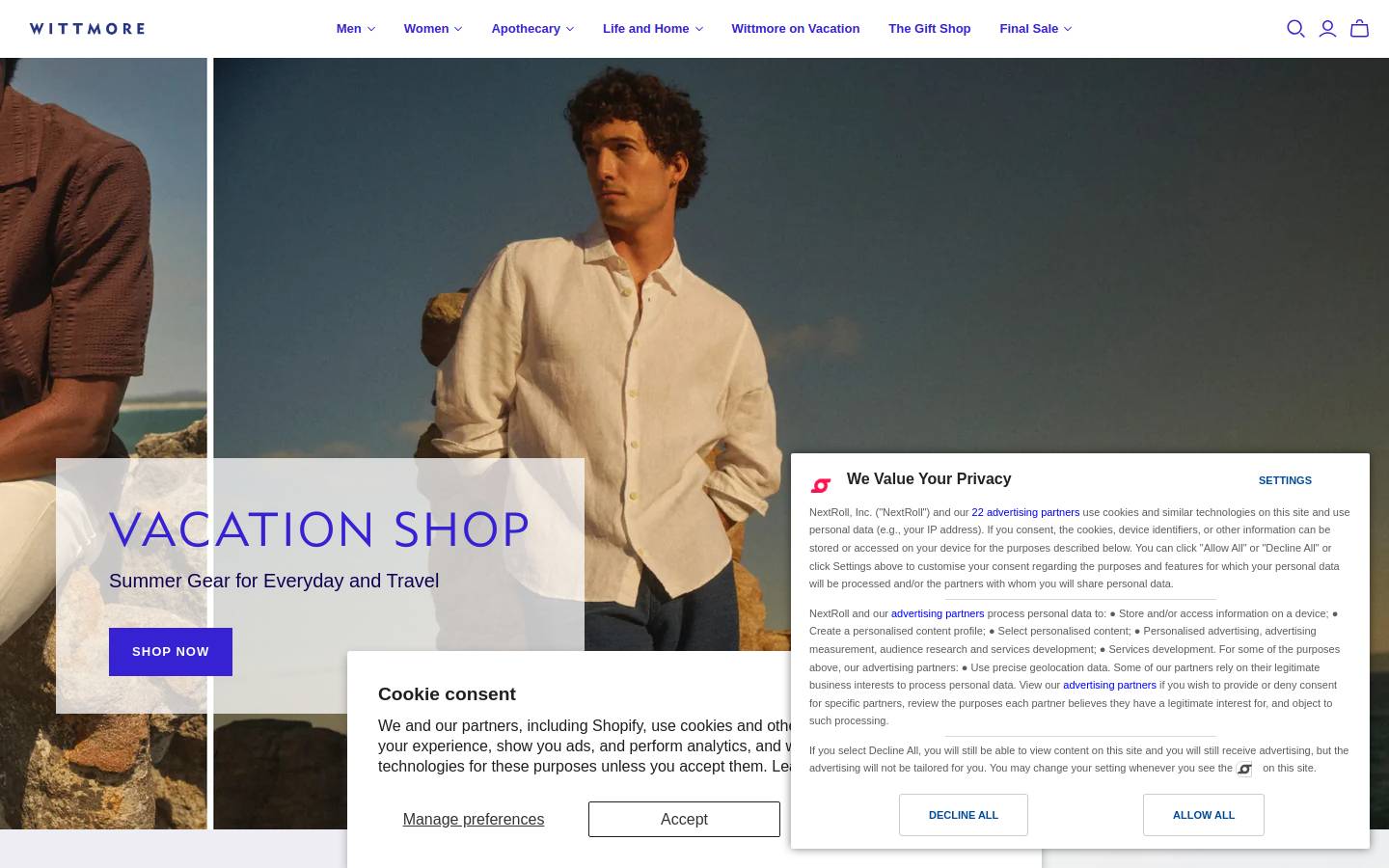 wittmore.com homepage screenshot