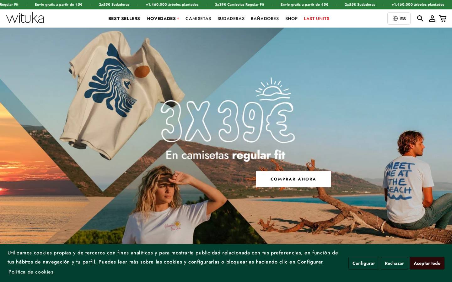 Wituka homepage screenshot