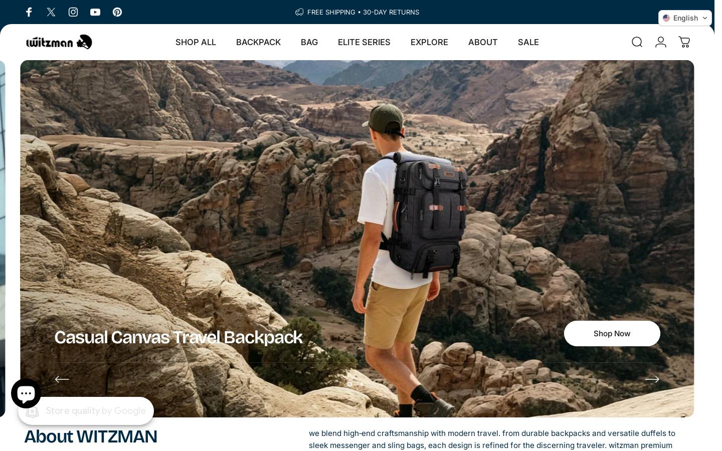 Witzman homepage screenshot