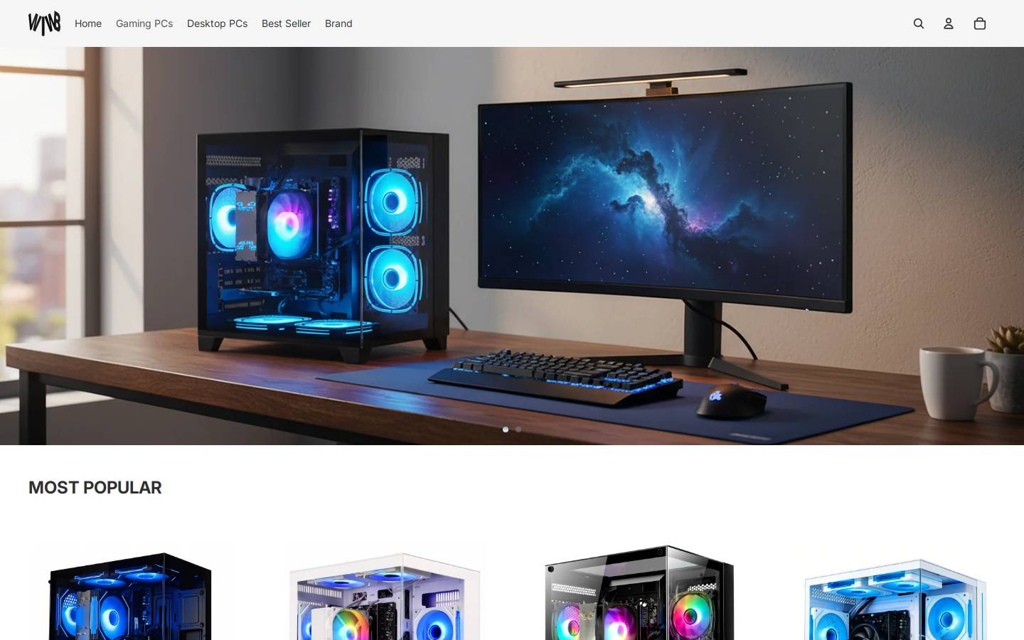 wiwb.shop homepage screenshot