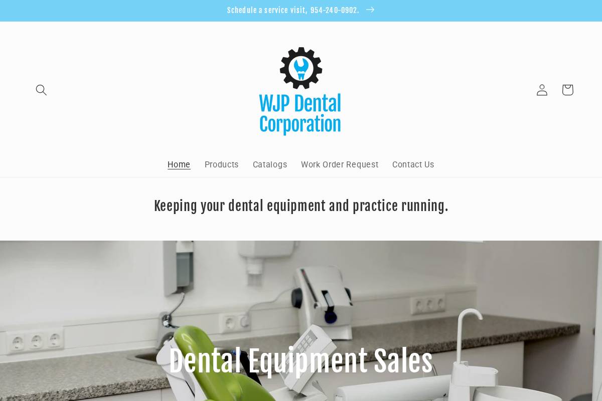 wjpdental.com homepage screenshot