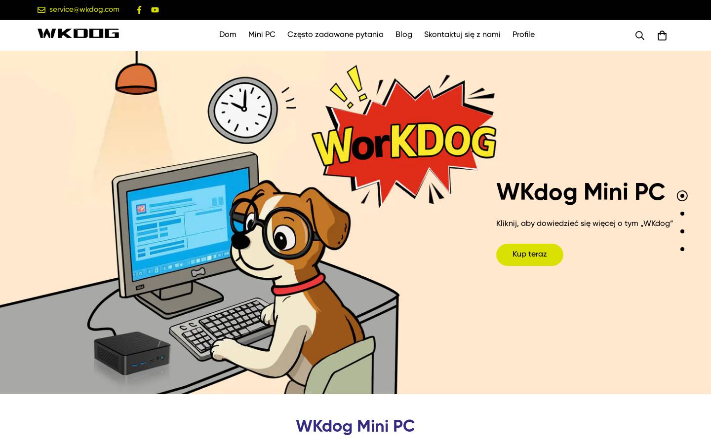 wkdog.pl homepage screenshot