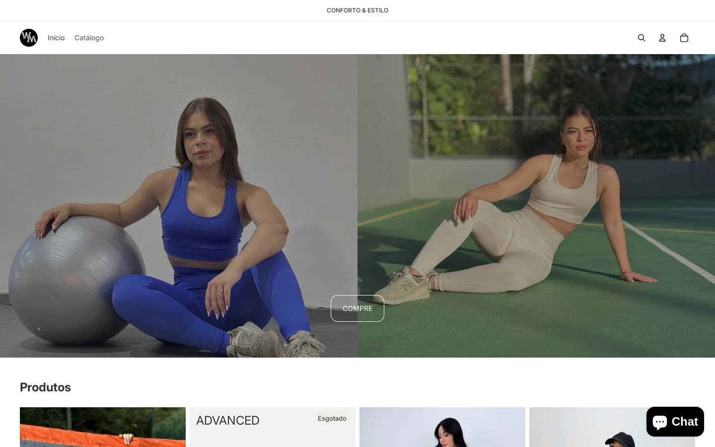 wmfitness.com.br homepage screenshot