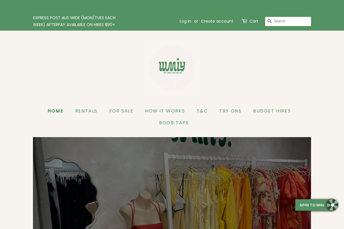 wmiyhire.com homepage screenshot