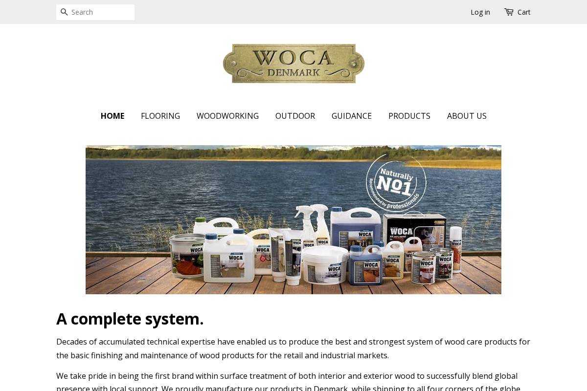 wocashop.ca homepage screenshot