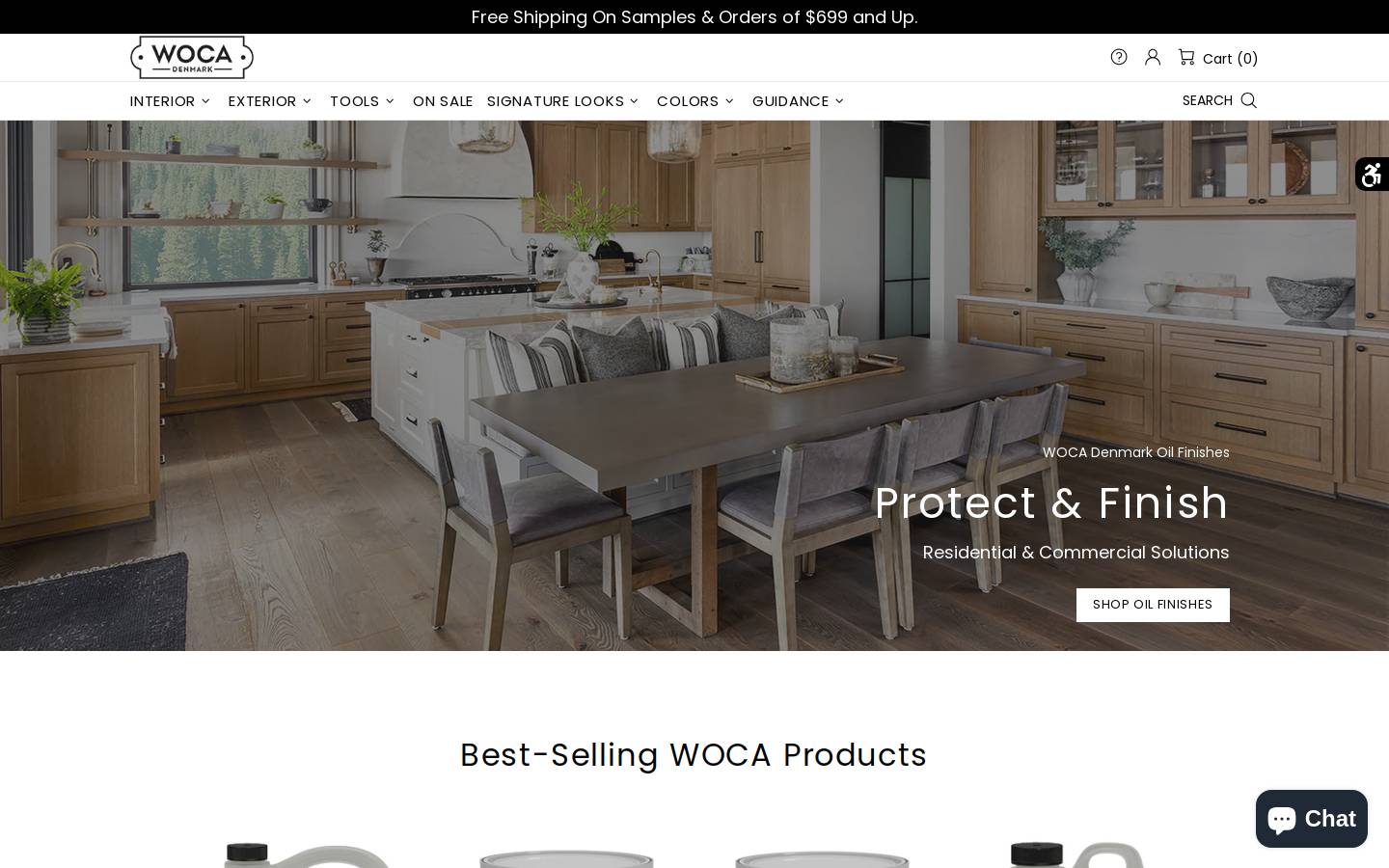 wocawoodcare.com homepage screenshot