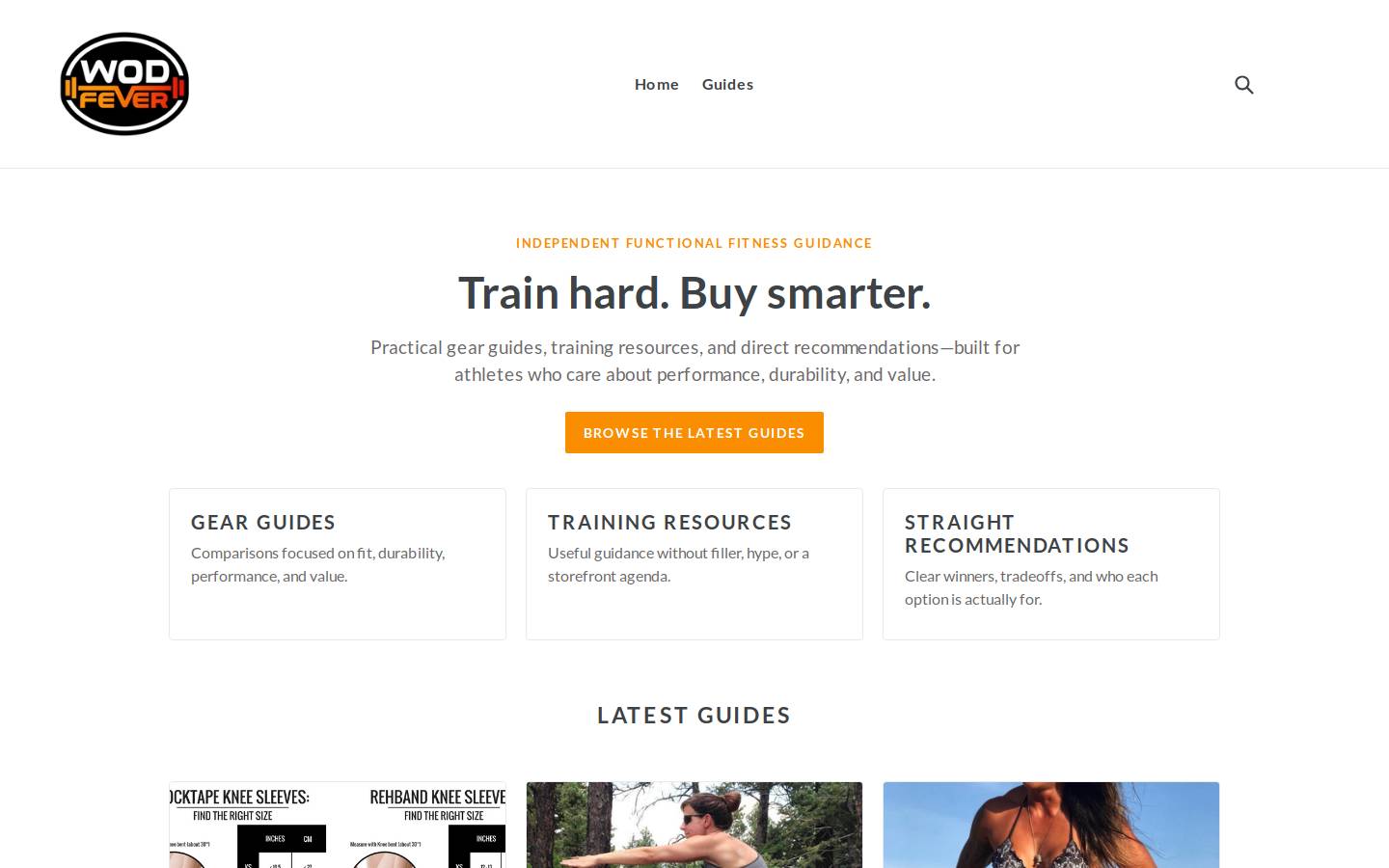 wodfever.com homepage screenshot