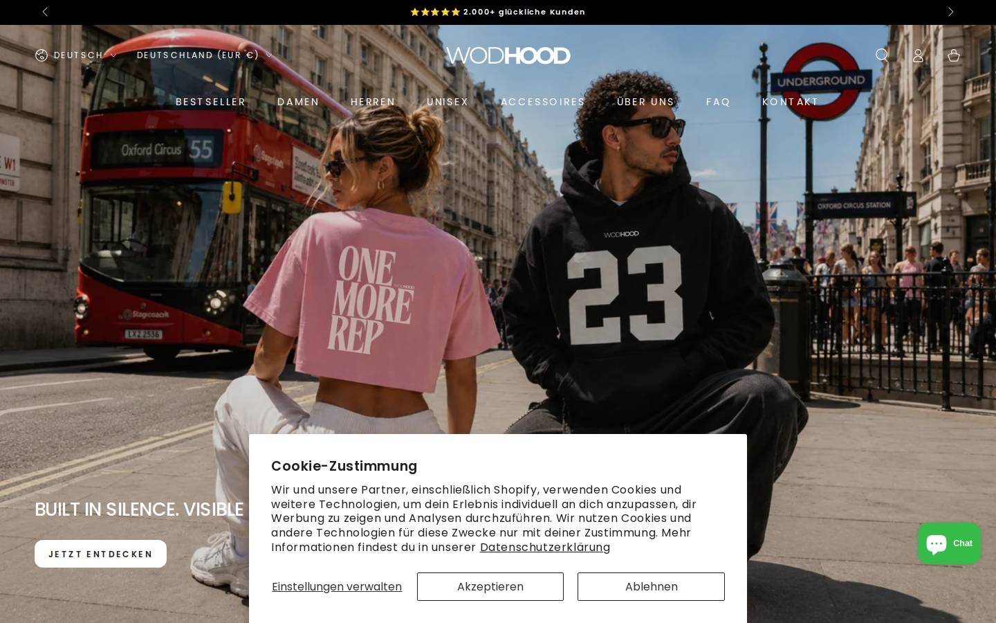 wodhood.com homepage screenshot