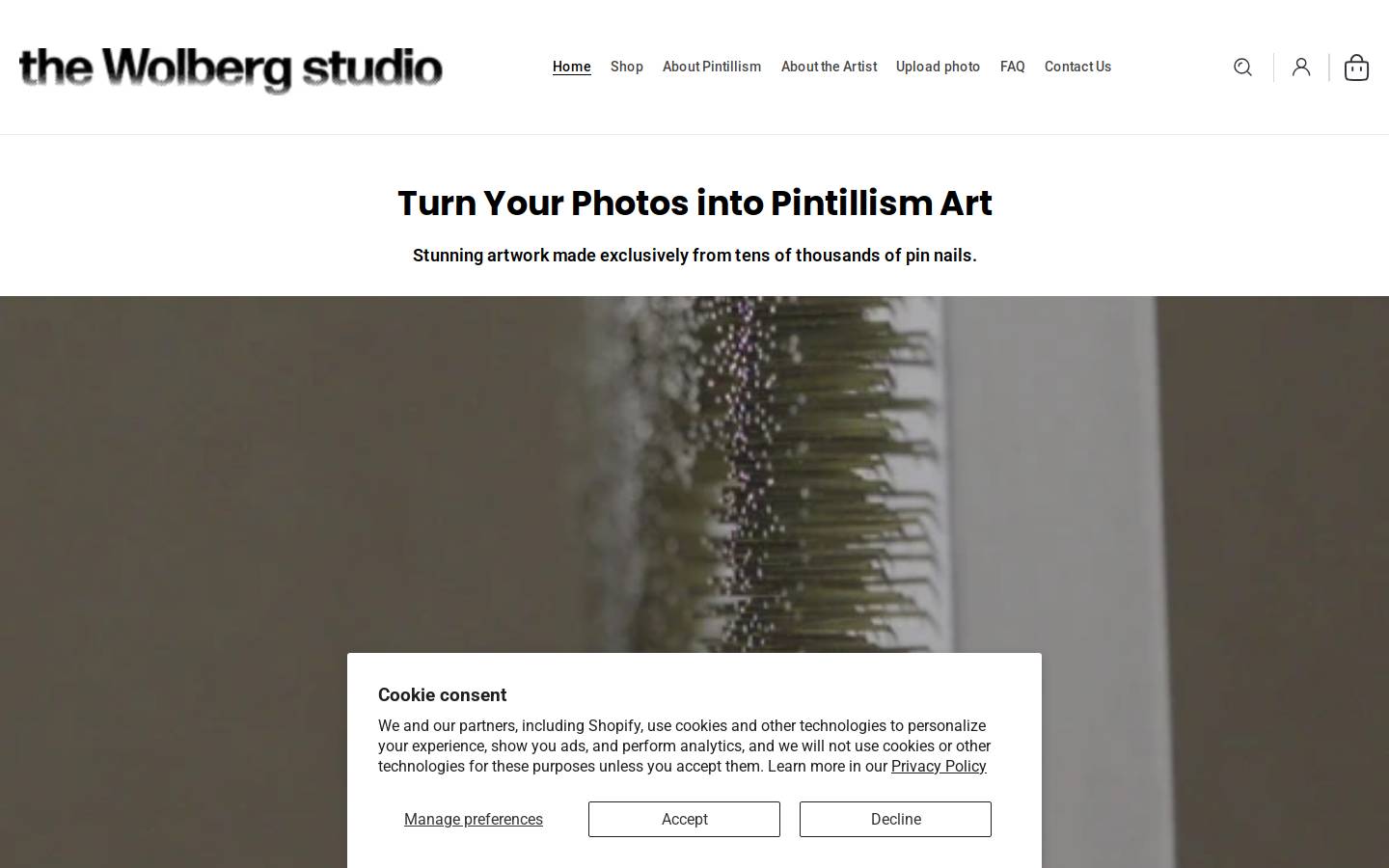 Wolbergstudio homepage screenshot