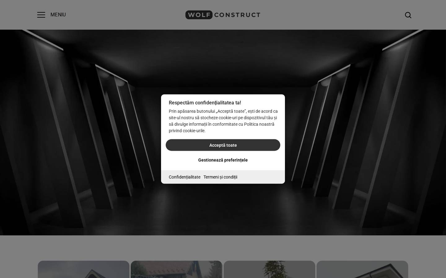 wolfconstruct.ro homepage screenshot