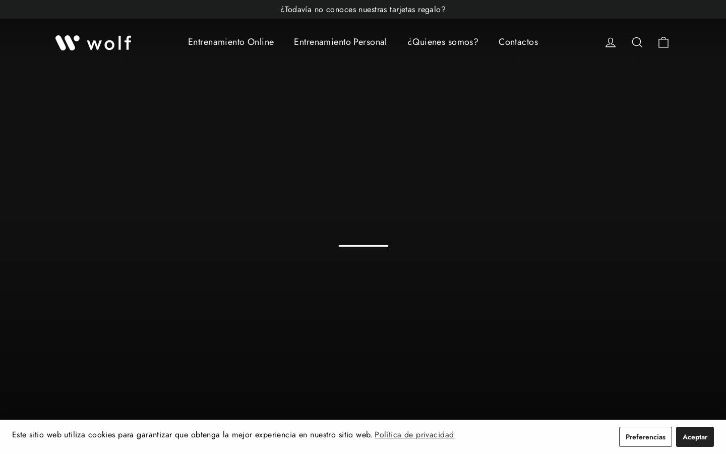 wolfgym.es homepage screenshot