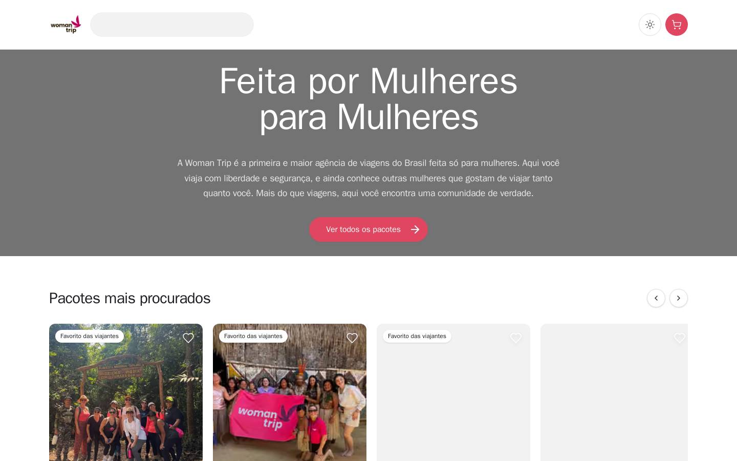 womantrip.com.br homepage screenshot
