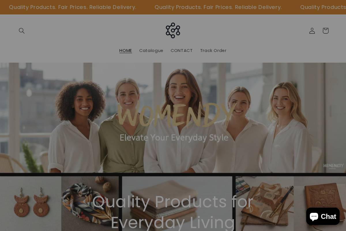 womendyy.com homepage screenshot