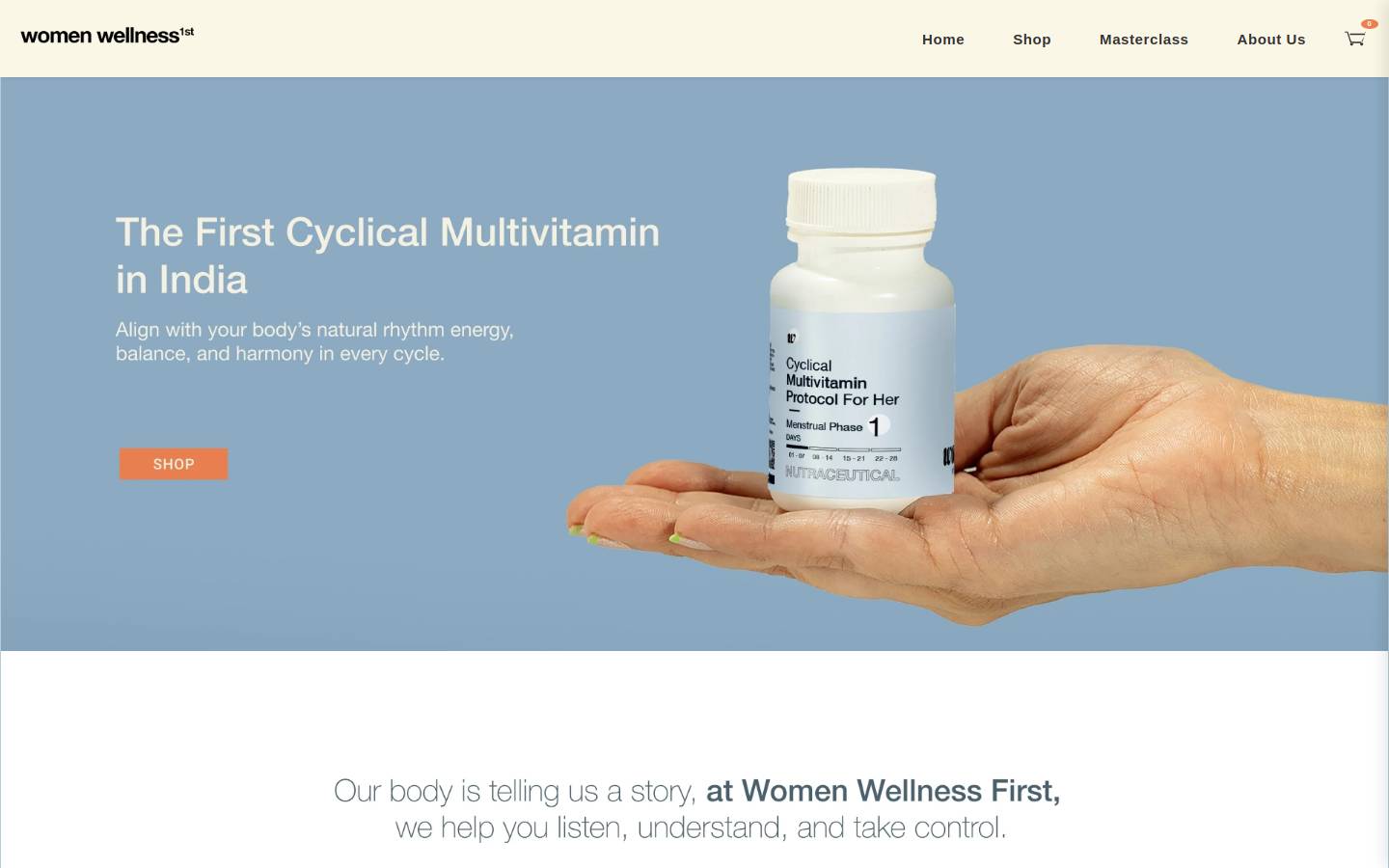 womenwellnessfirst.com homepage screenshot