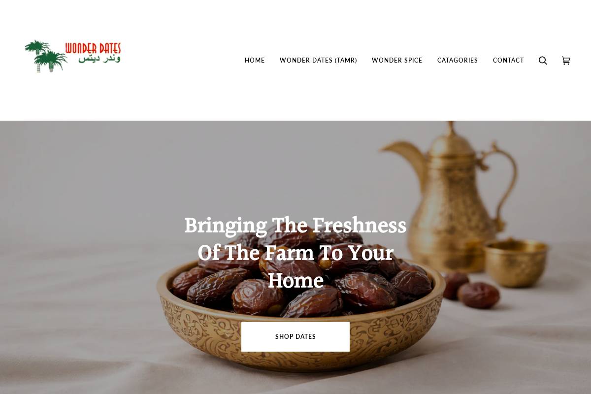 wonderdates.online homepage screenshot