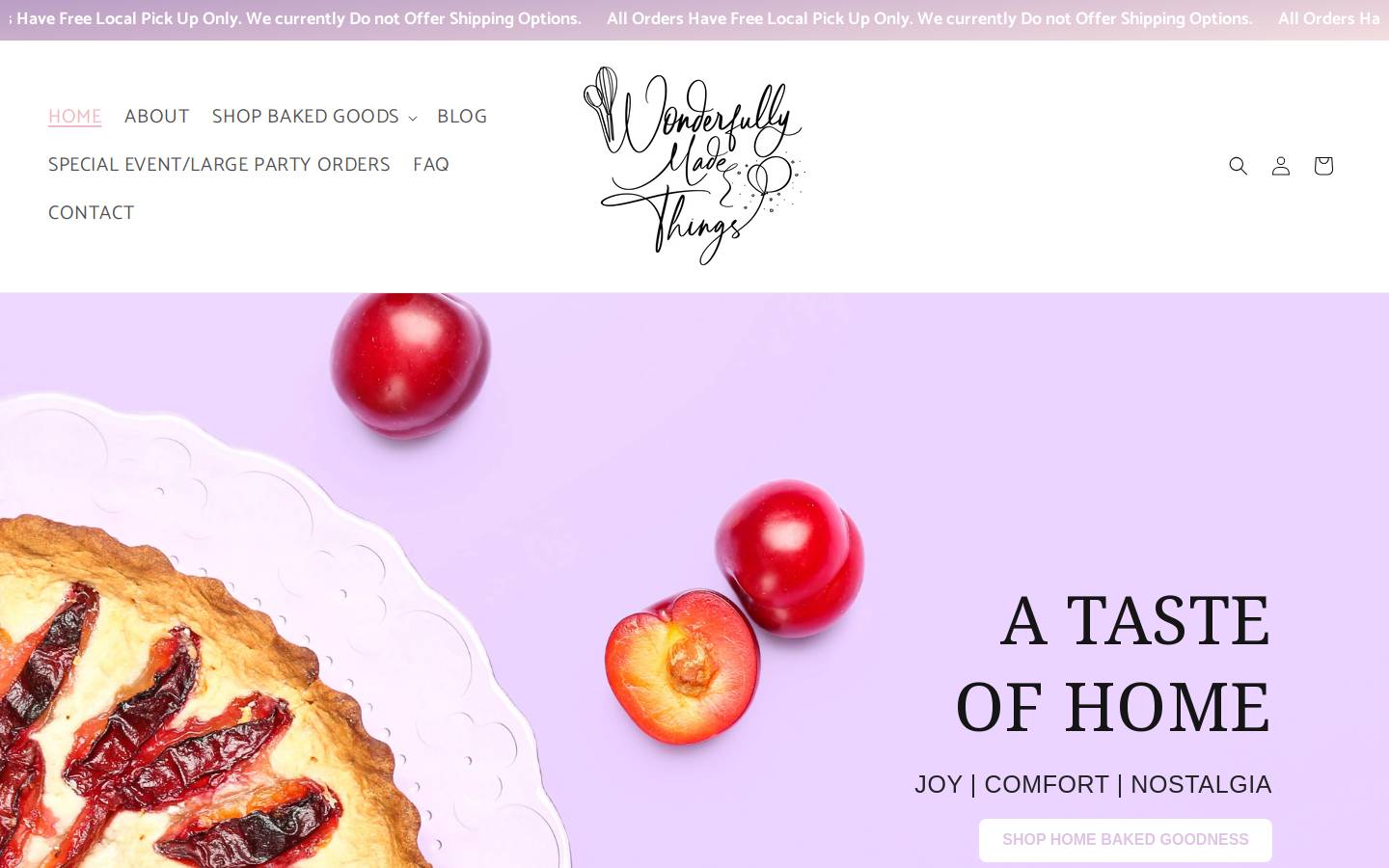 wonderfullymadethings.com homepage screenshot