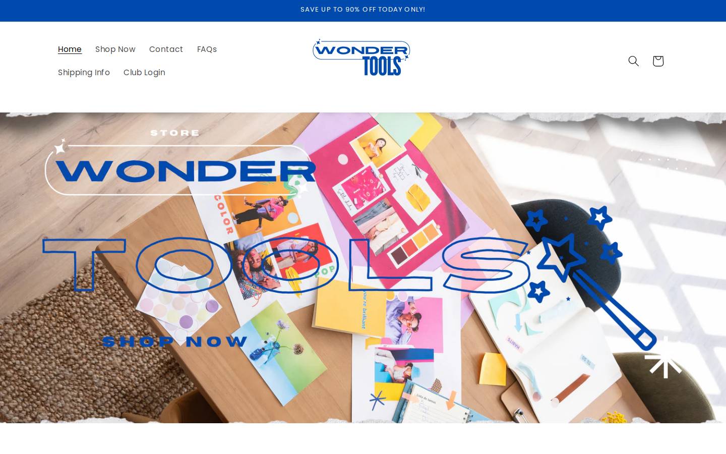 wondertools.co homepage screenshot