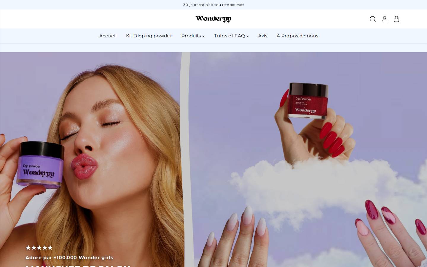 wonderyy.com homepage screenshot