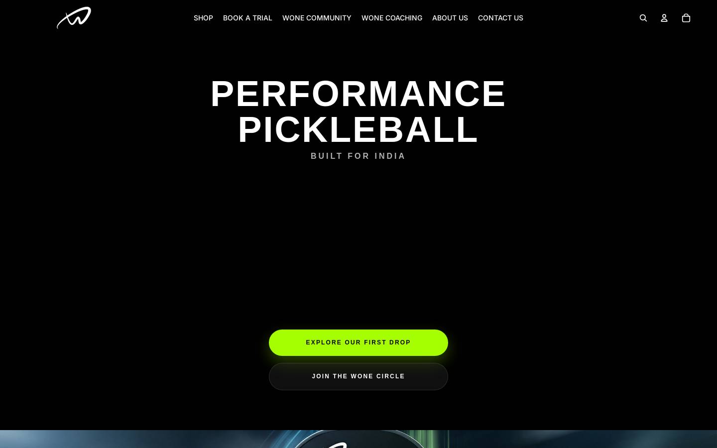 wone.co.in homepage screenshot