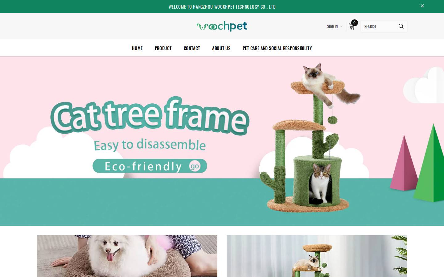 woochpet.com homepage screenshot