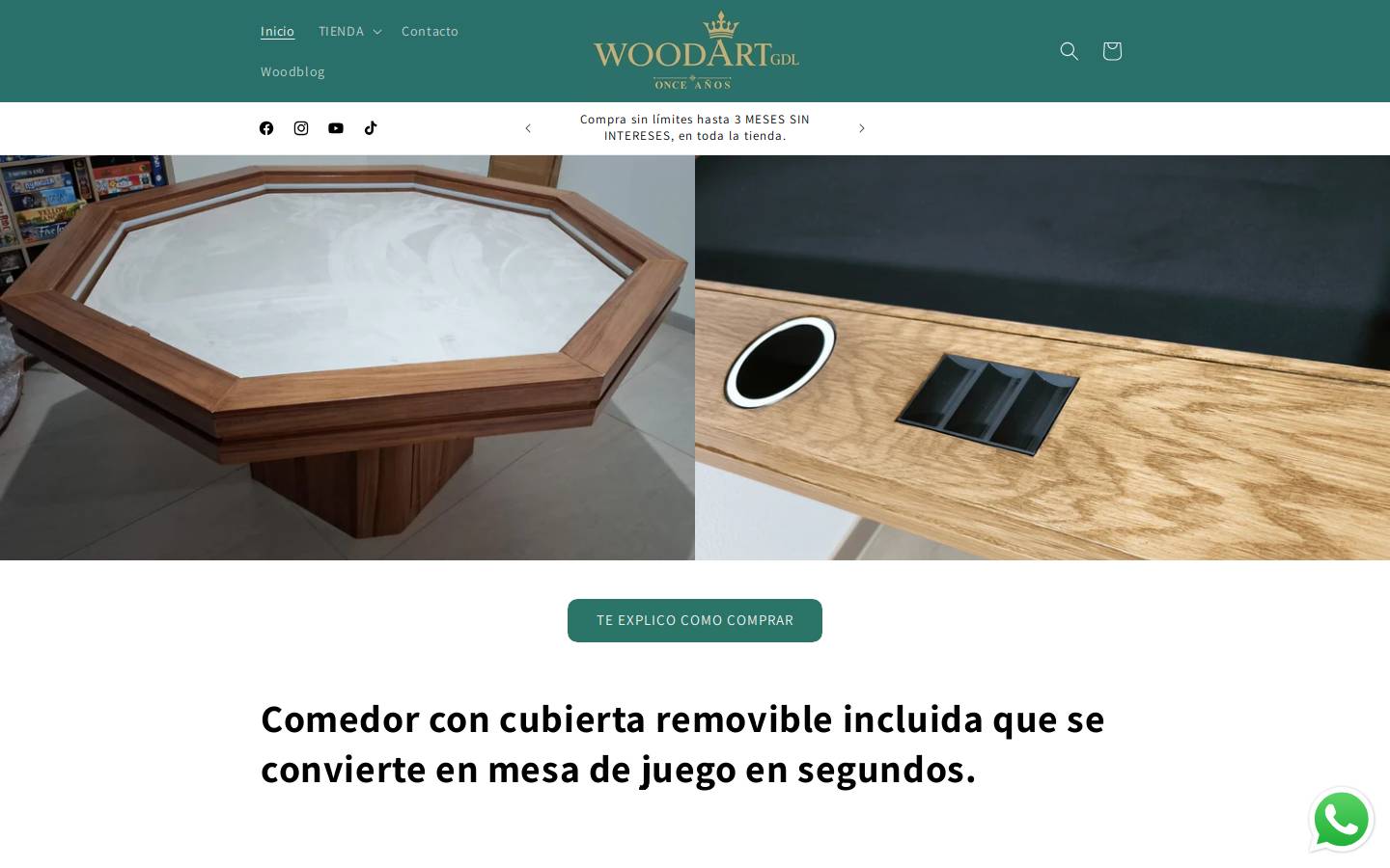 woodartgdl.com homepage screenshot