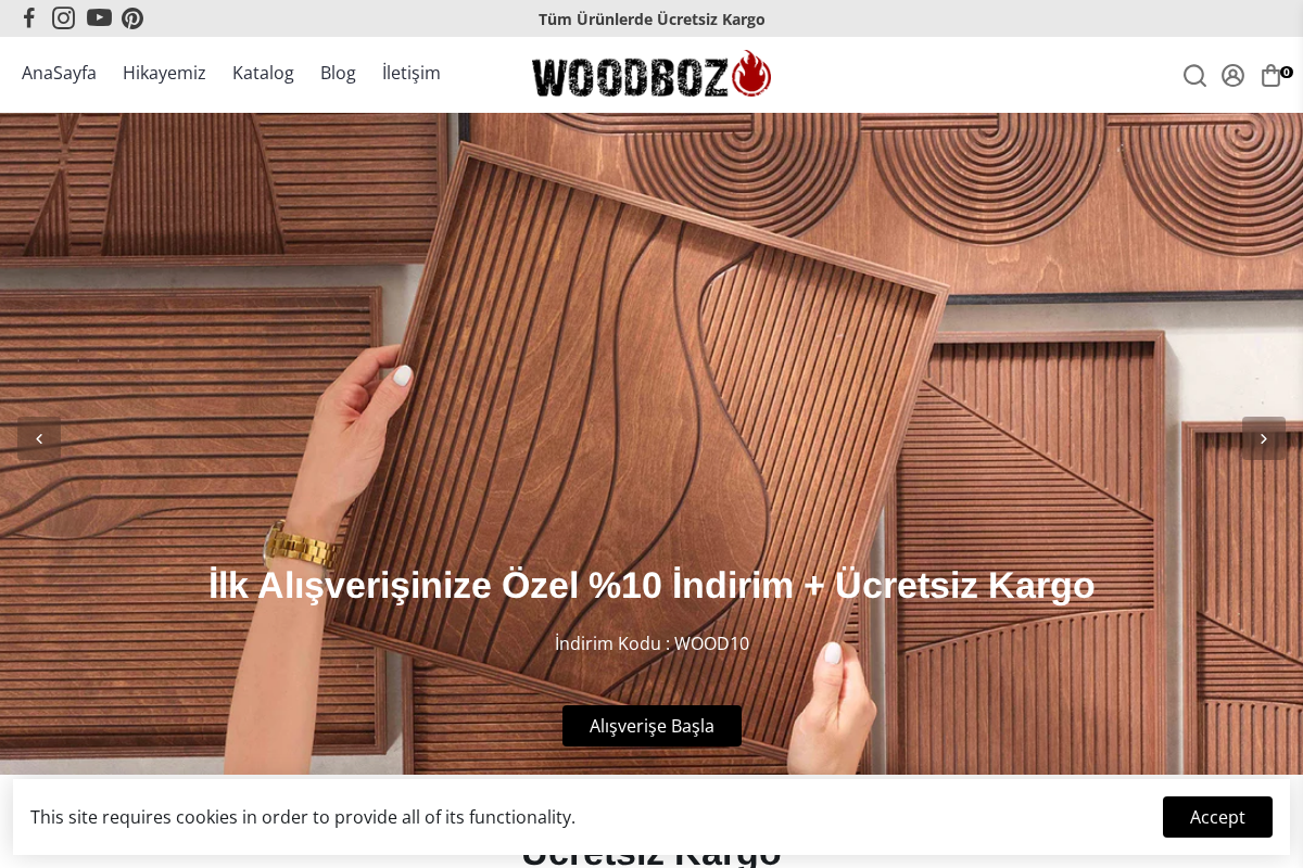 WoodBoz.com homepage screenshot