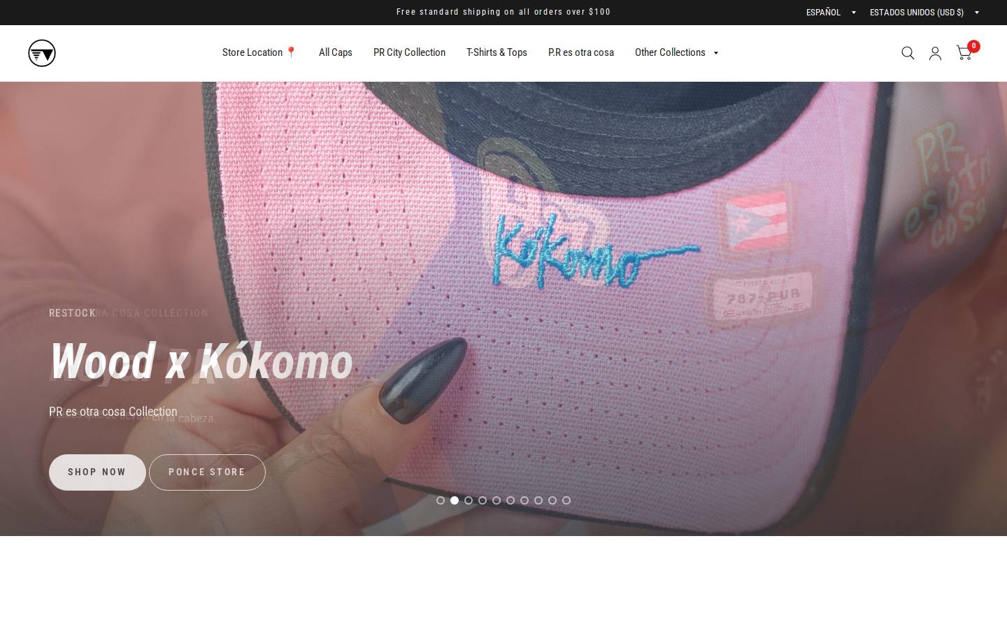 woodbrandpr.shop homepage screenshot