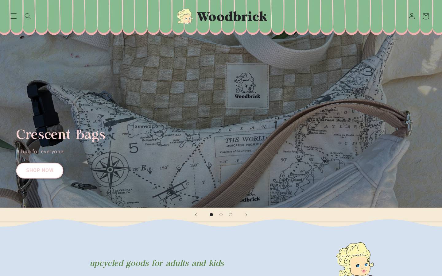 woodbrick.ca homepage screenshot