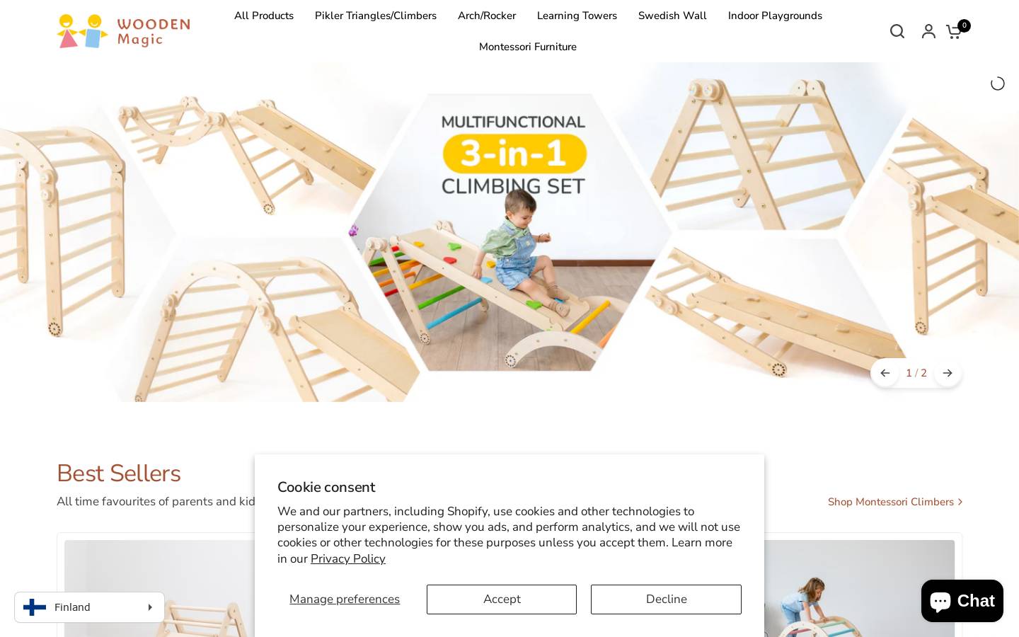 woodenmagic.de homepage screenshot